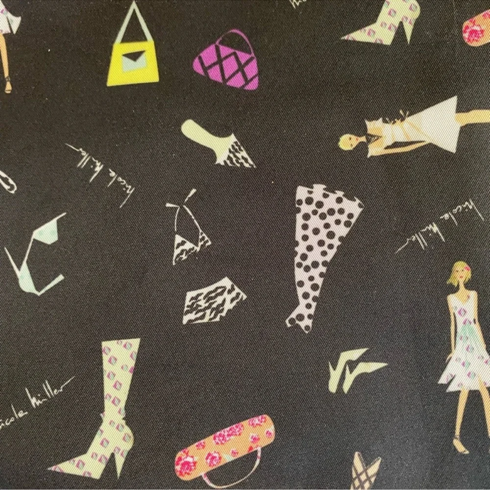 Y2K Nicole Miller Nylon cute fashion theme laptop/messenger bag.